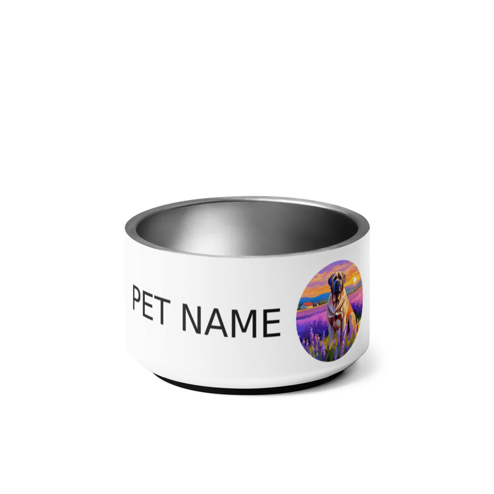 PugMug Custom Mastiff Pet Bowl