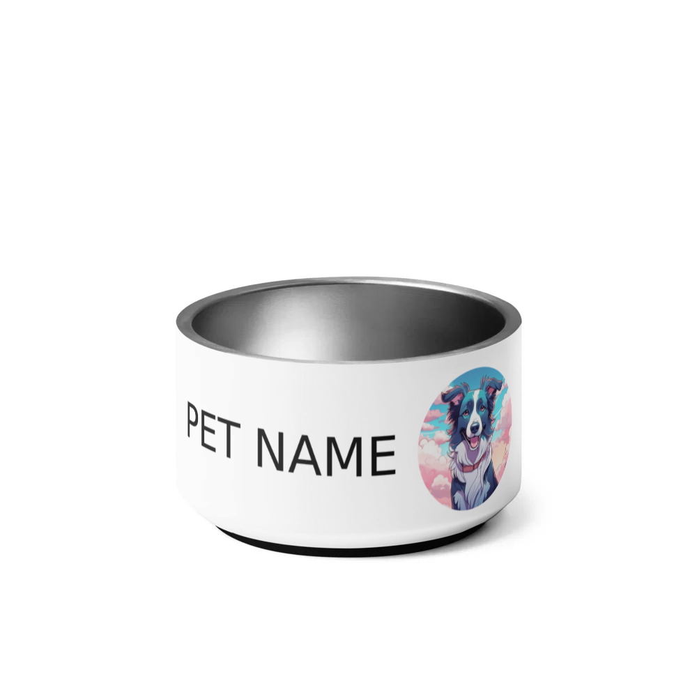 PugMug Custom Border Collie Pet Bowl