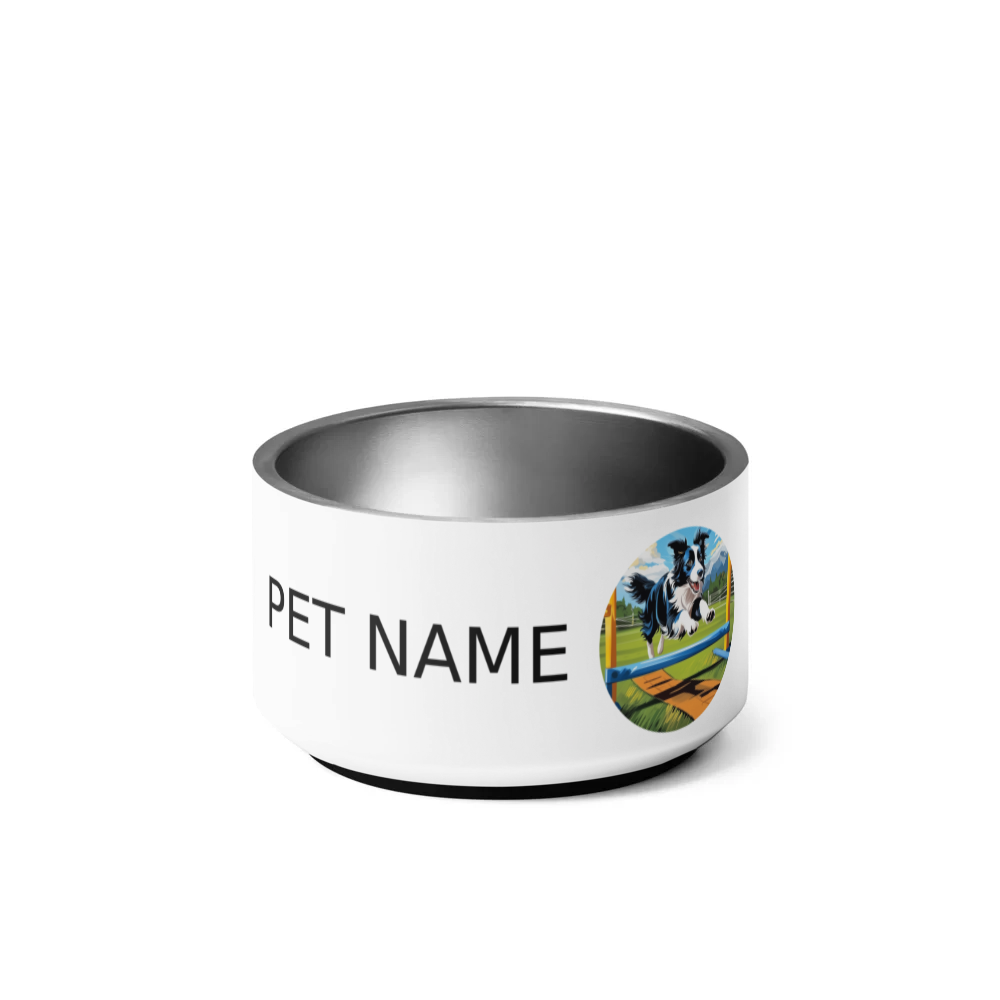 PugMug Custom Border Collie Pet Bowl