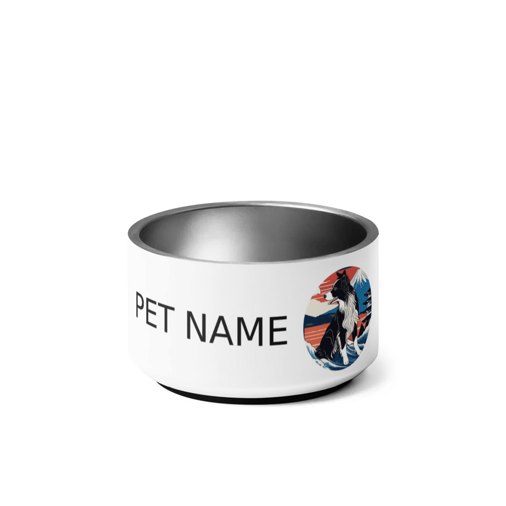 PugMug Custom Border Collie Pet Bowl