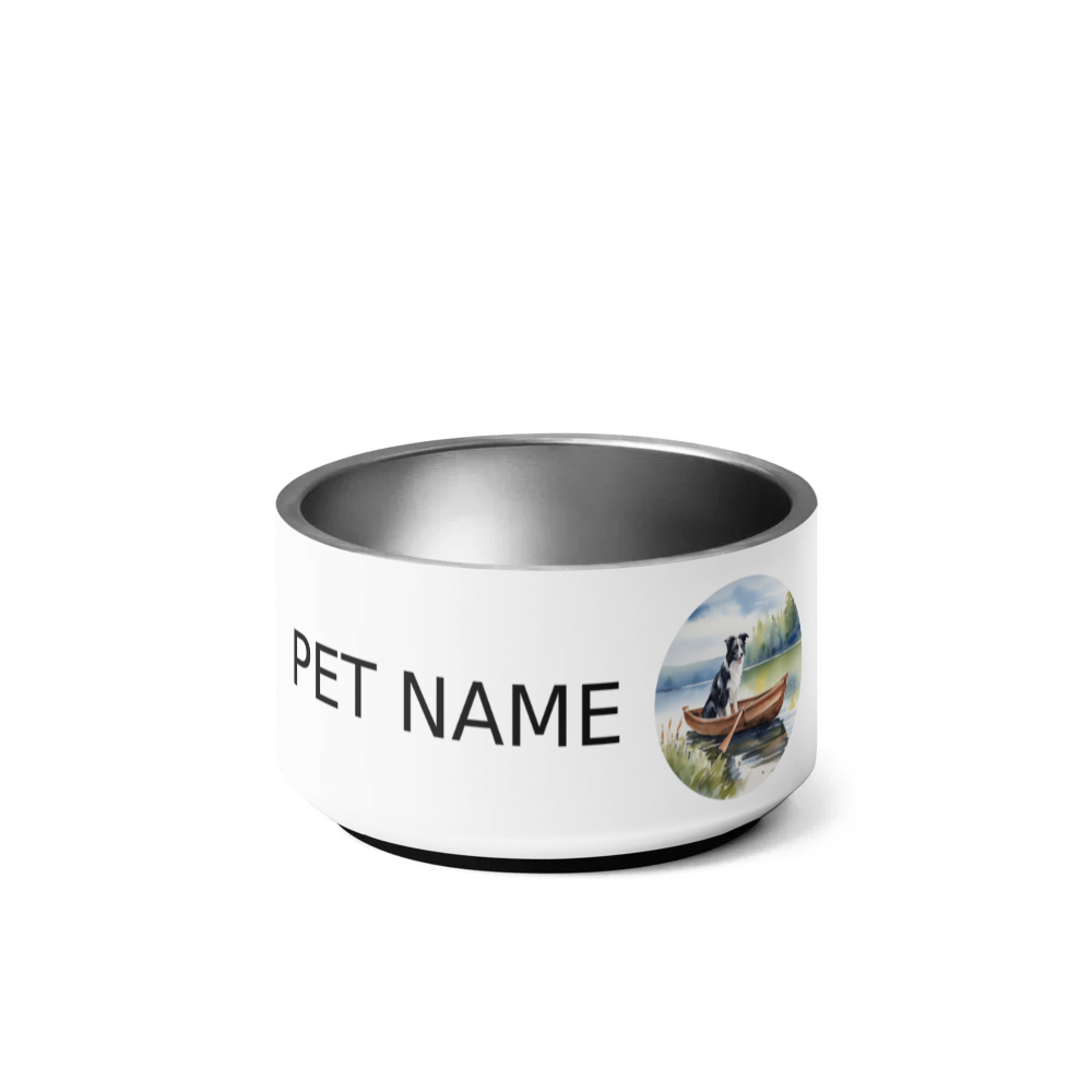 PugMug Custom Border Collie Pet Bowl