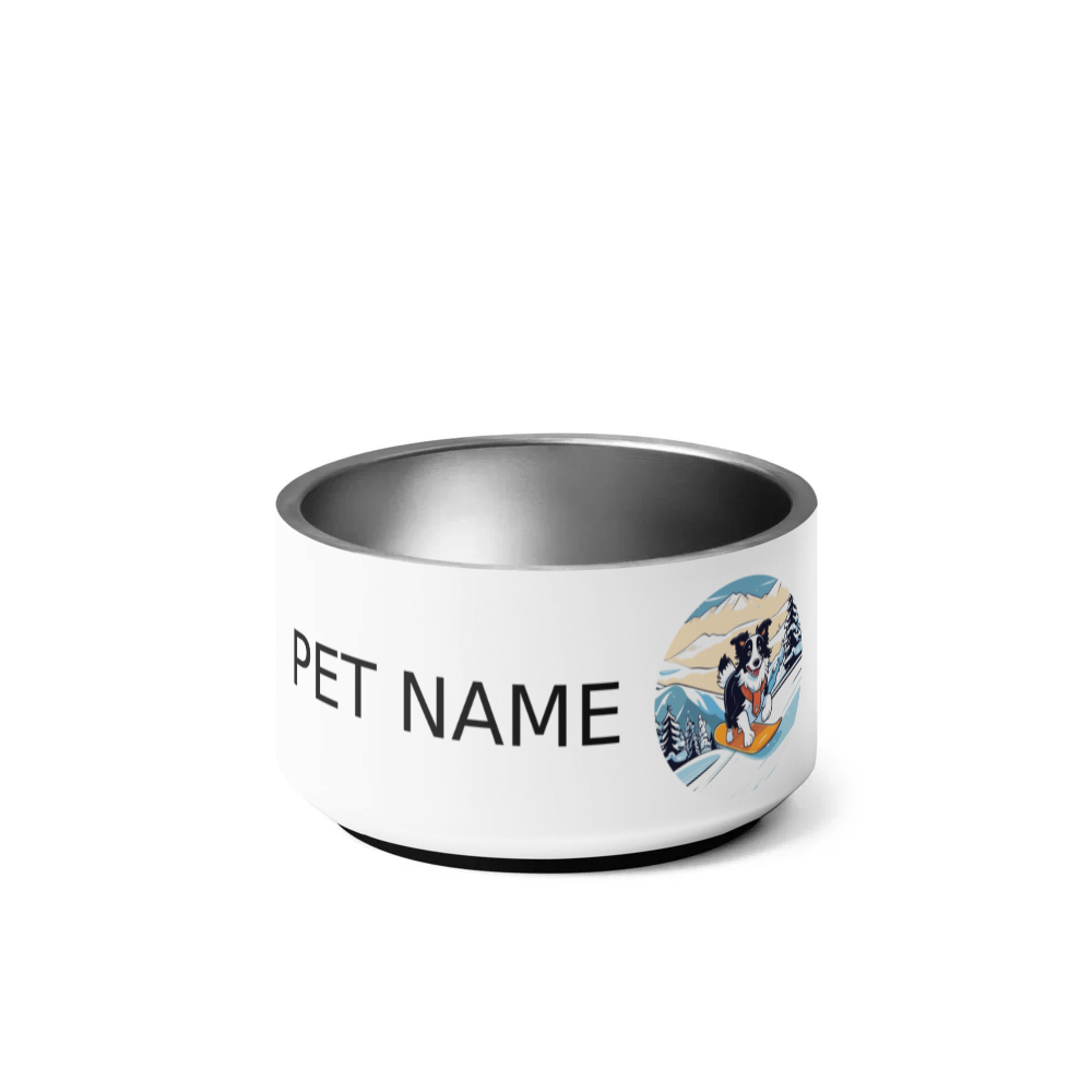 PugMug Custom Border Collie Pet Bowl
