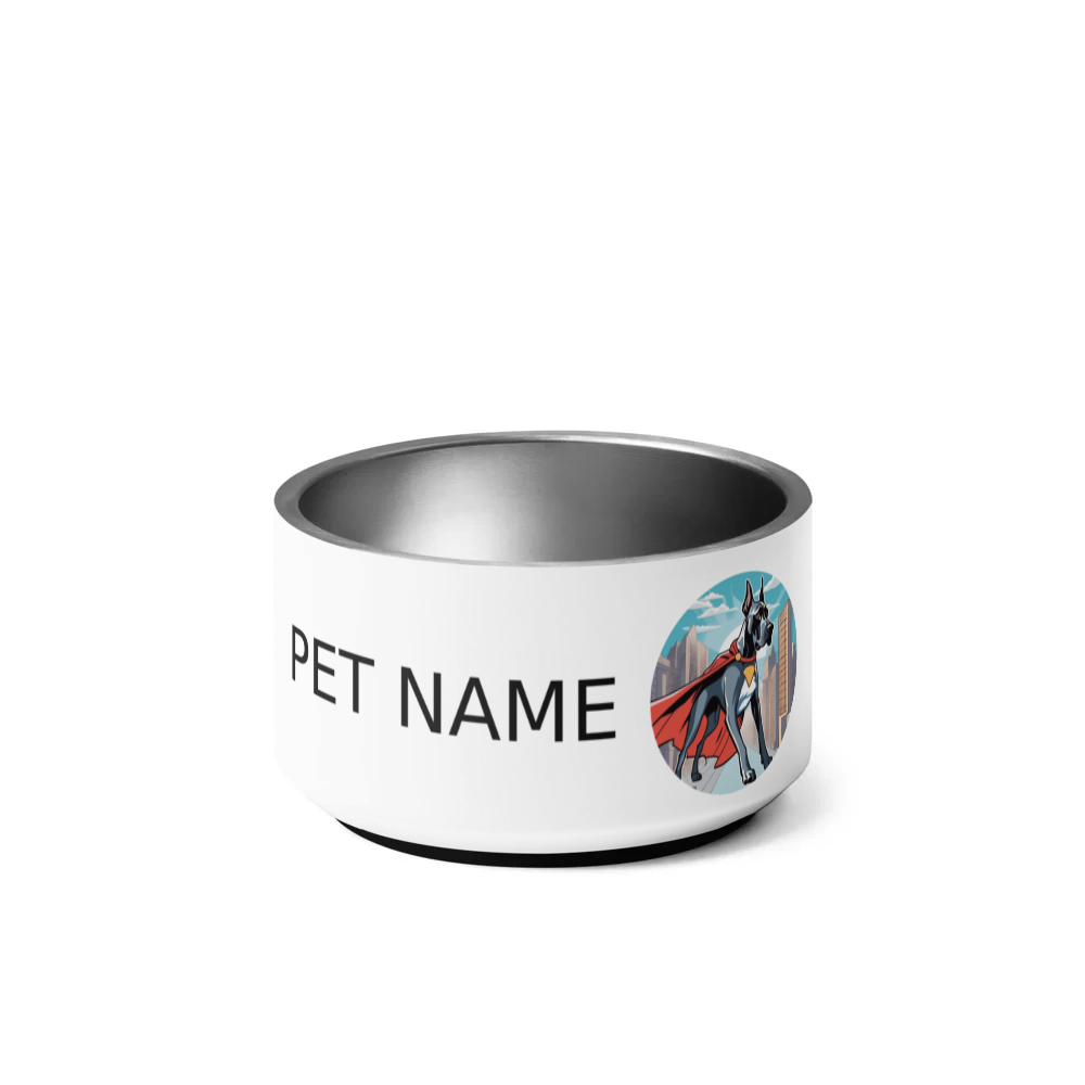 PugMug Custom Great Dane Pet Bowl