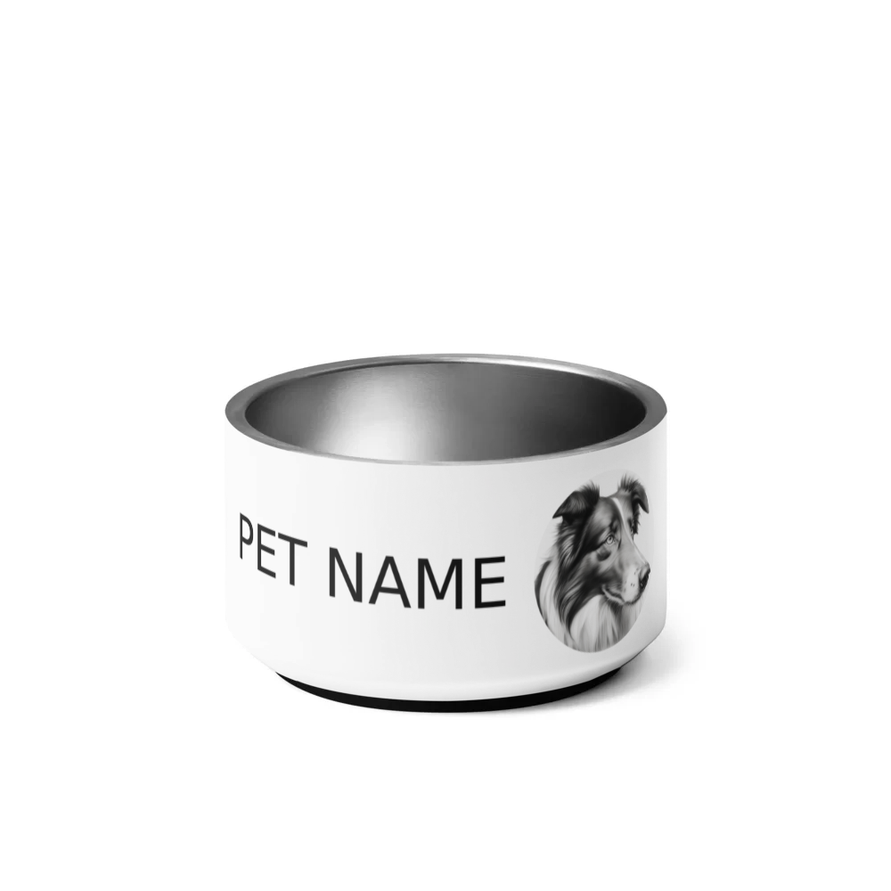 PugMug Custom Collie Pet Bowl