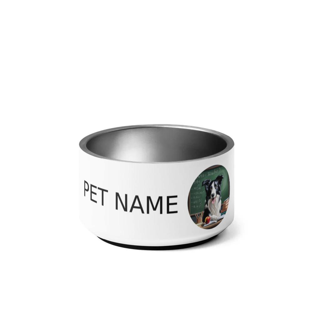 PugMug Custom Border Collie Pet Bowl