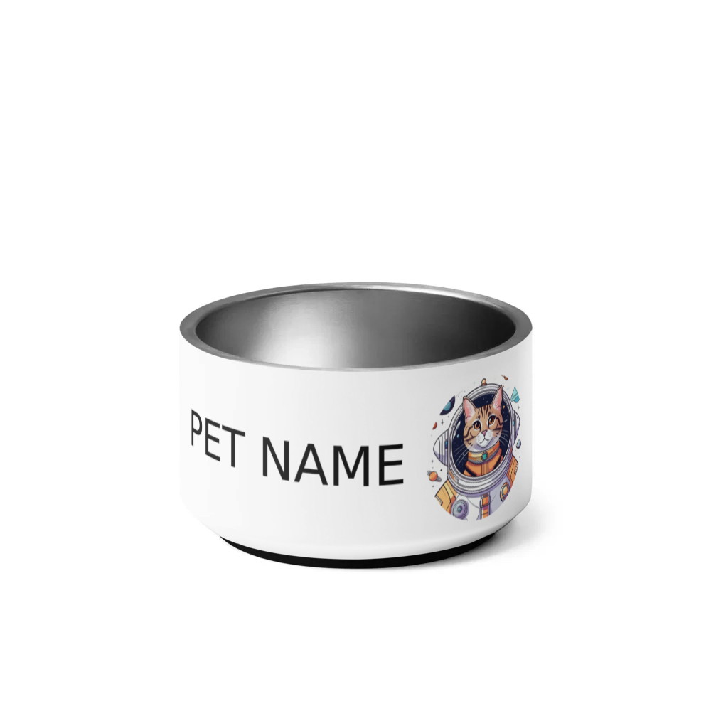 PugMug Custom Tabby Exotic Cat Pet Bowl