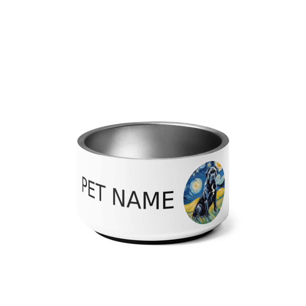 PugMug Custom Cane Corso Pet Bowl