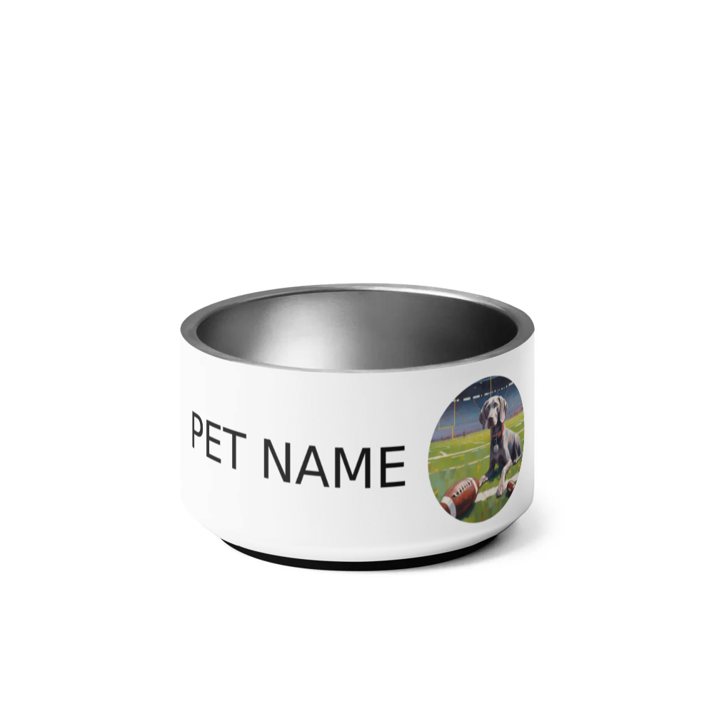 PugMug Custom Weimaraner Pet Bowl