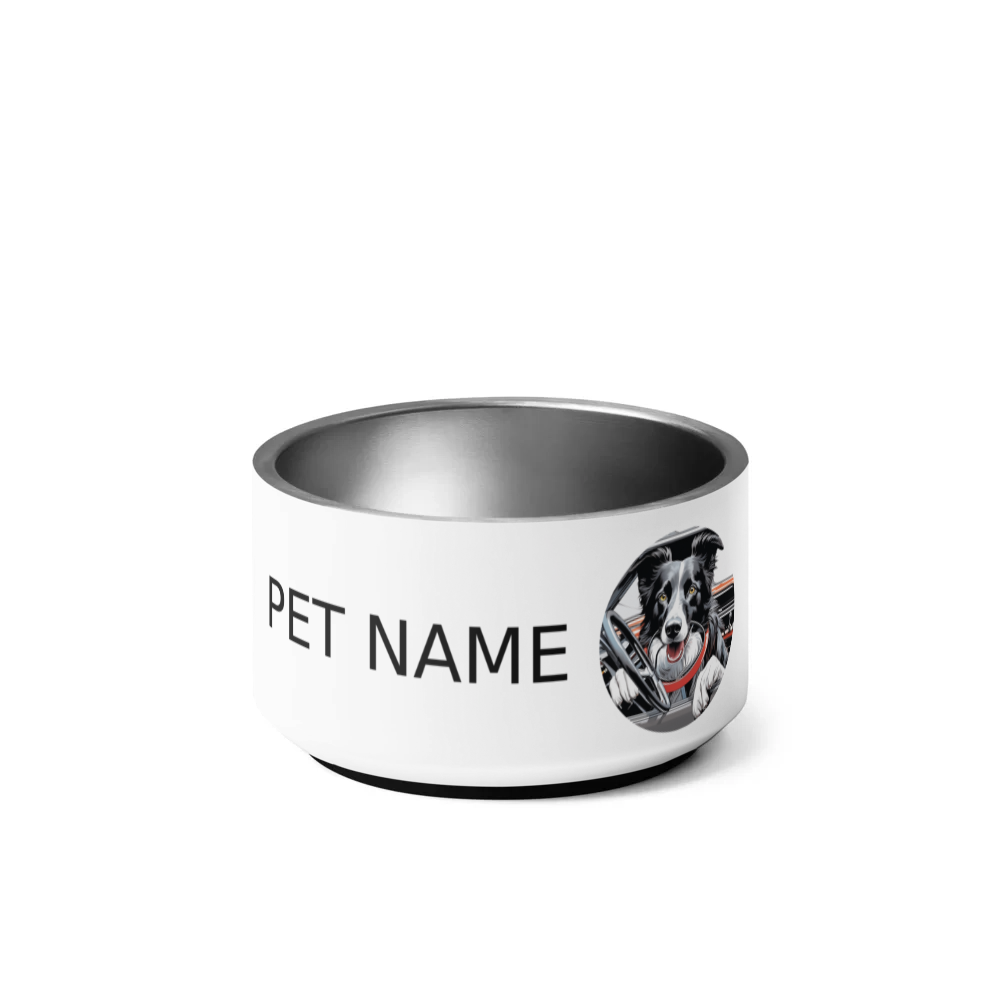 PugMug Custom Border Collie Pet Bowl