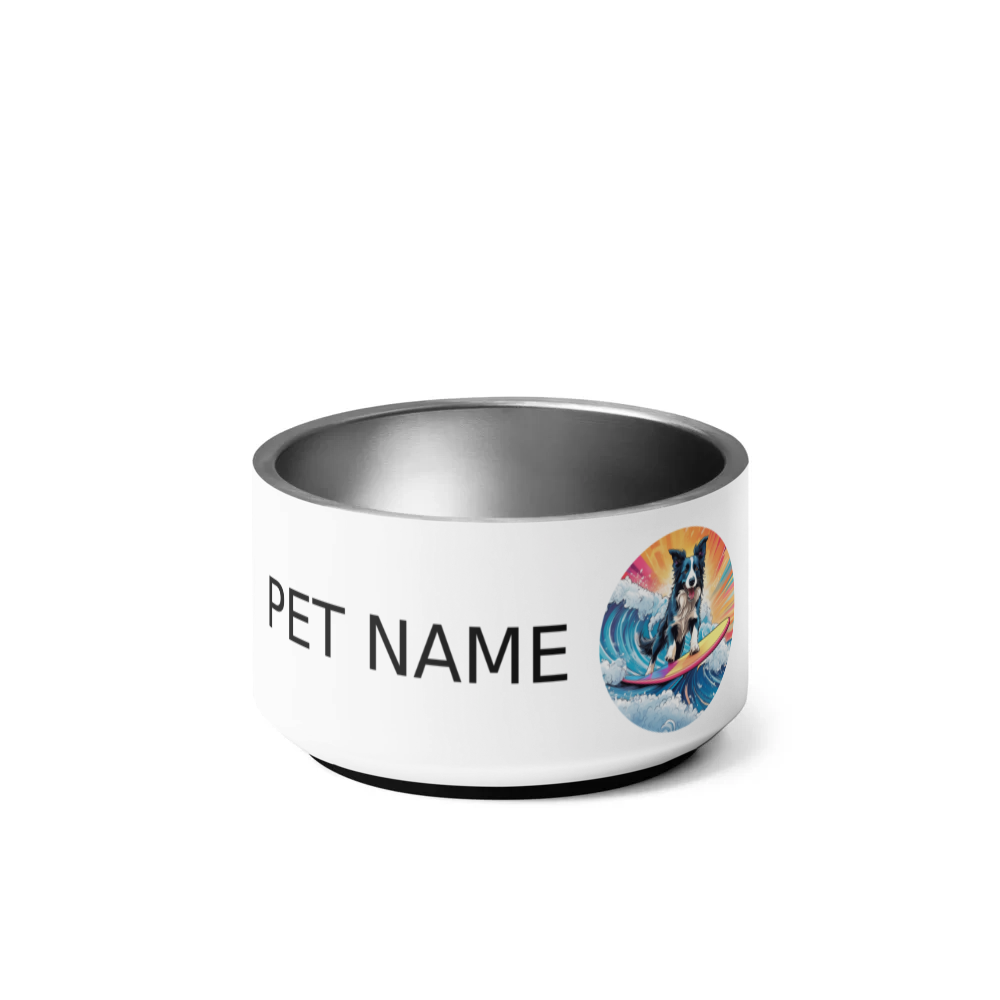 PugMug Custom Border Collie Pet Bowl