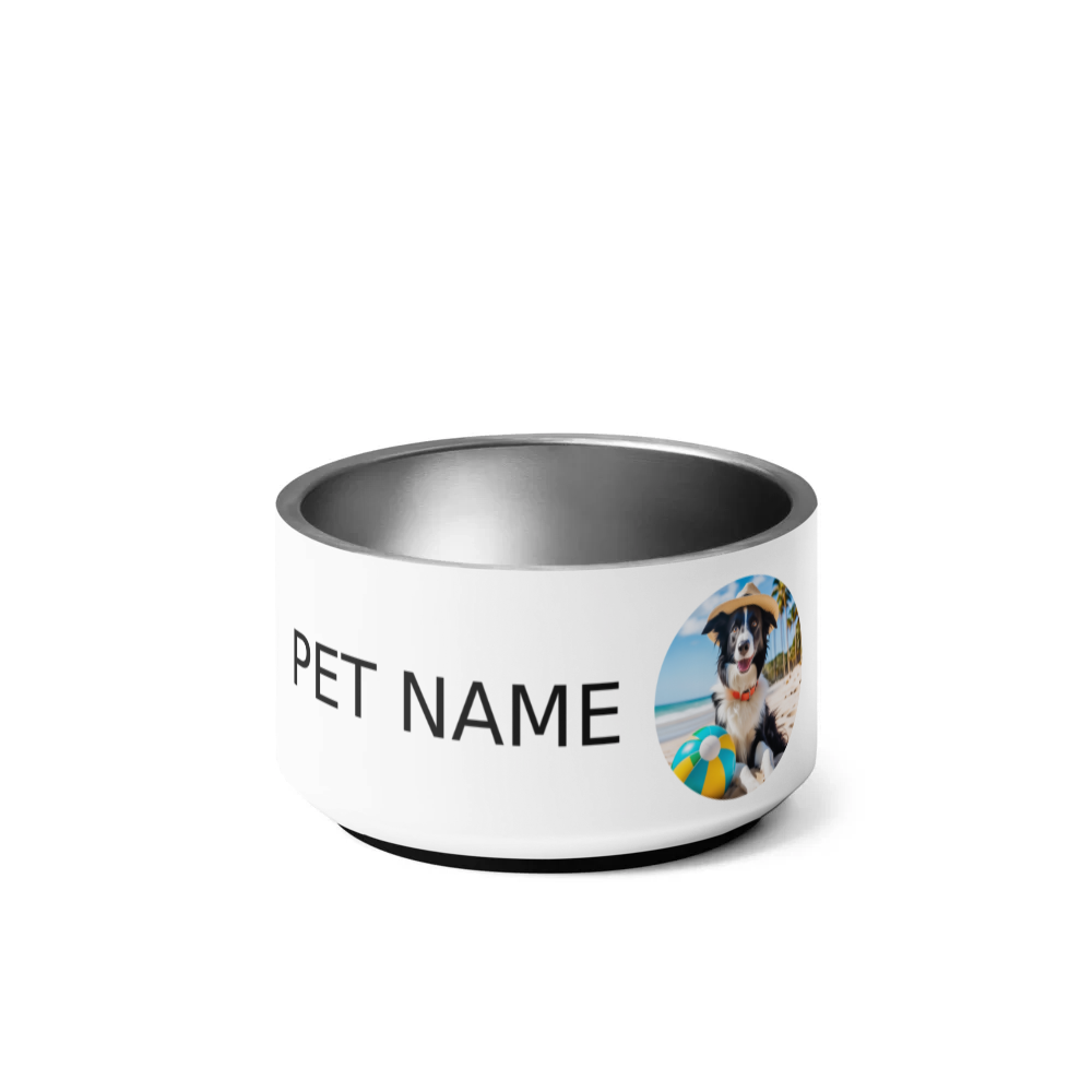 PugMug Custom Border Collie Pet Bowl