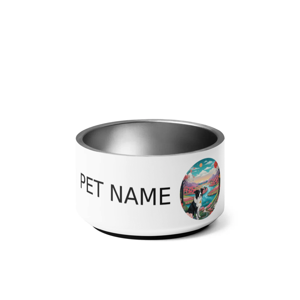 PugMug Custom Border Collie Pet Bowl