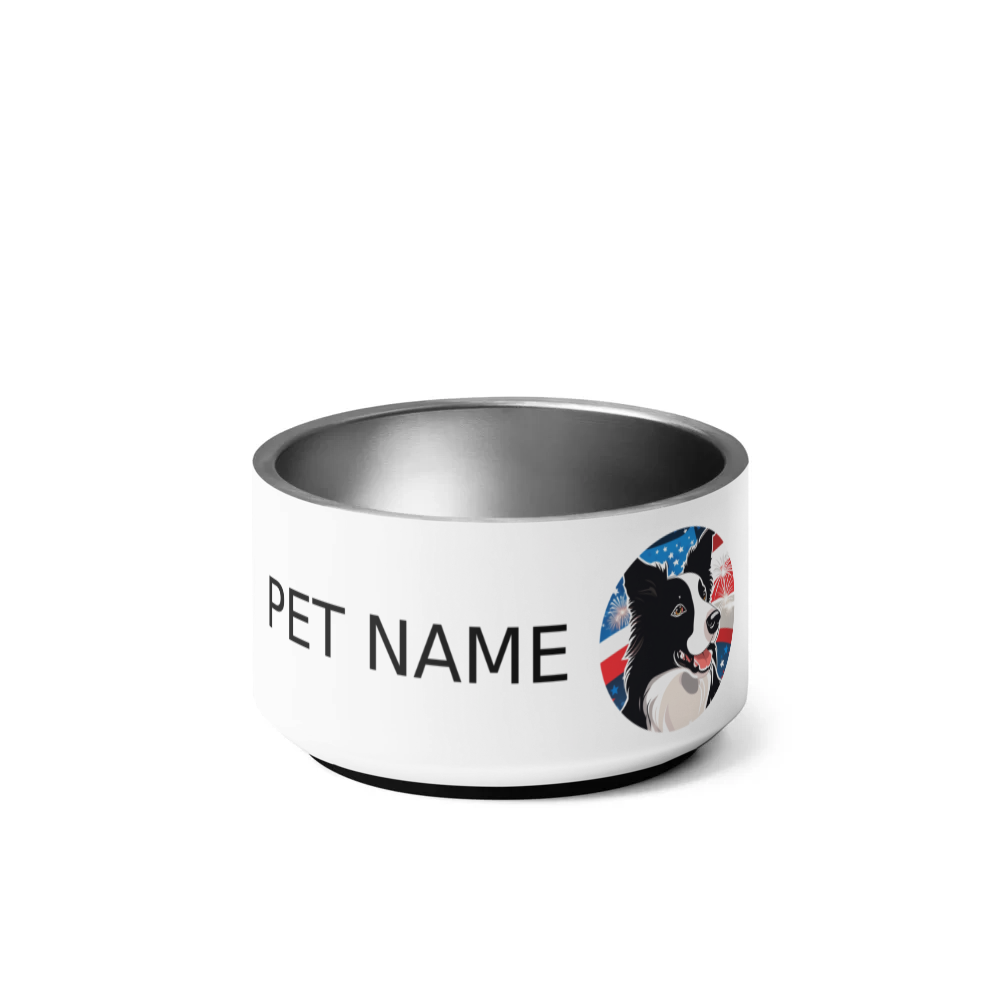 PugMug Custom Border Collie Pet Bowl