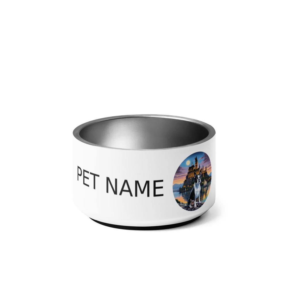 PugMug Custom Boston Terrier Pet Bowl