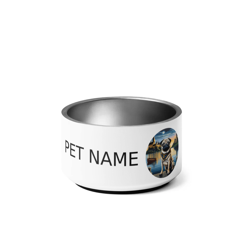 PugMug Custom Pug Pet Bowl