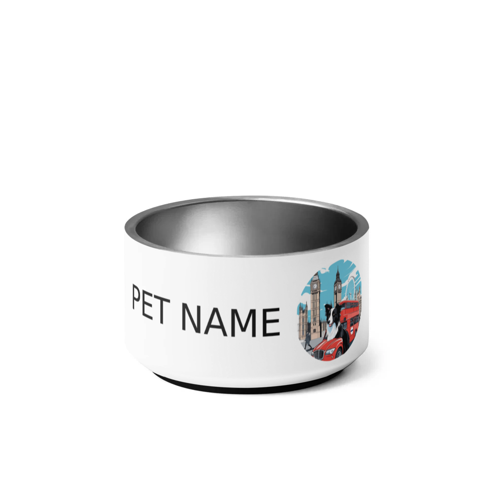 PugMug Custom Border Collie Pet Bowl