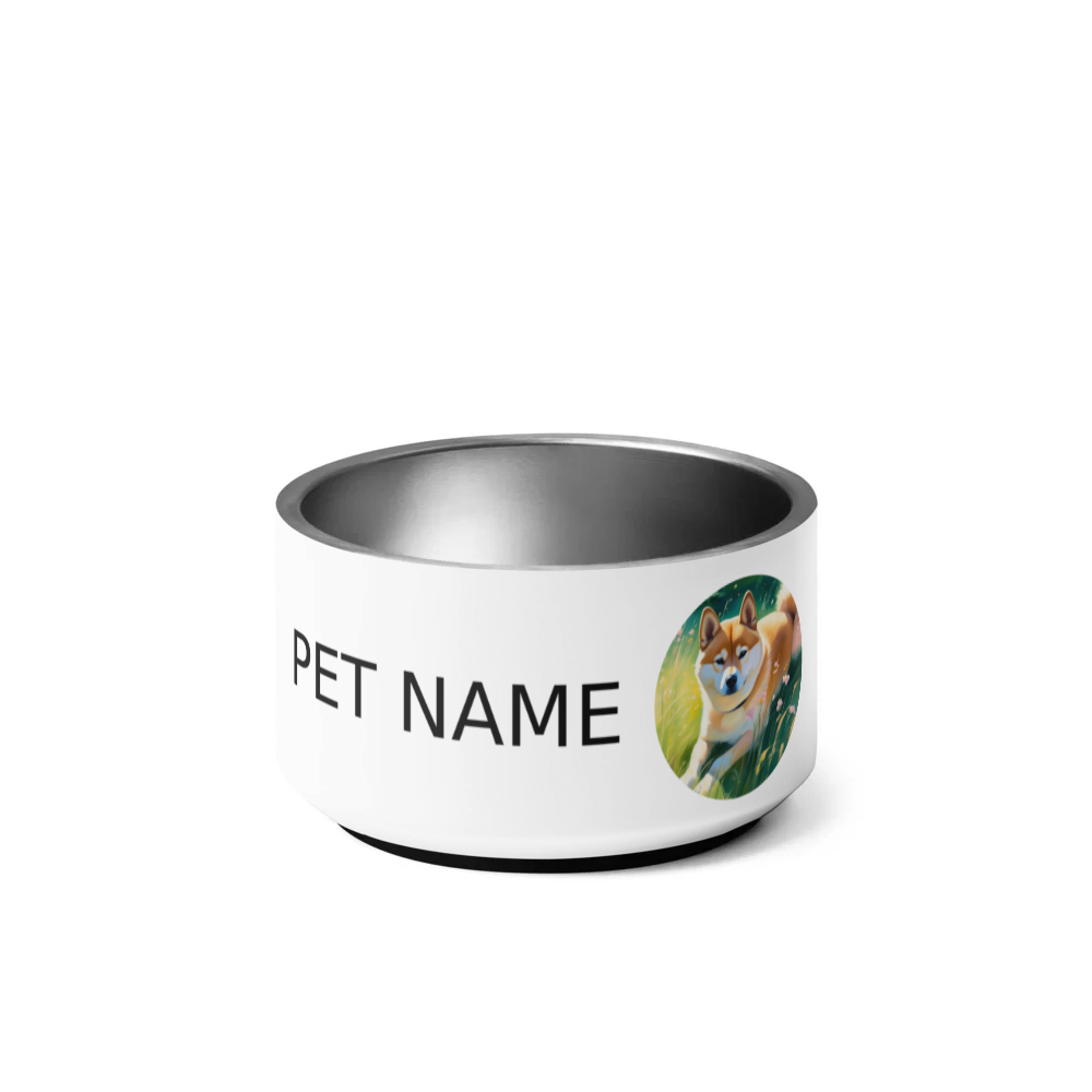PugMug Custom Shiba Inu Pet Bowl