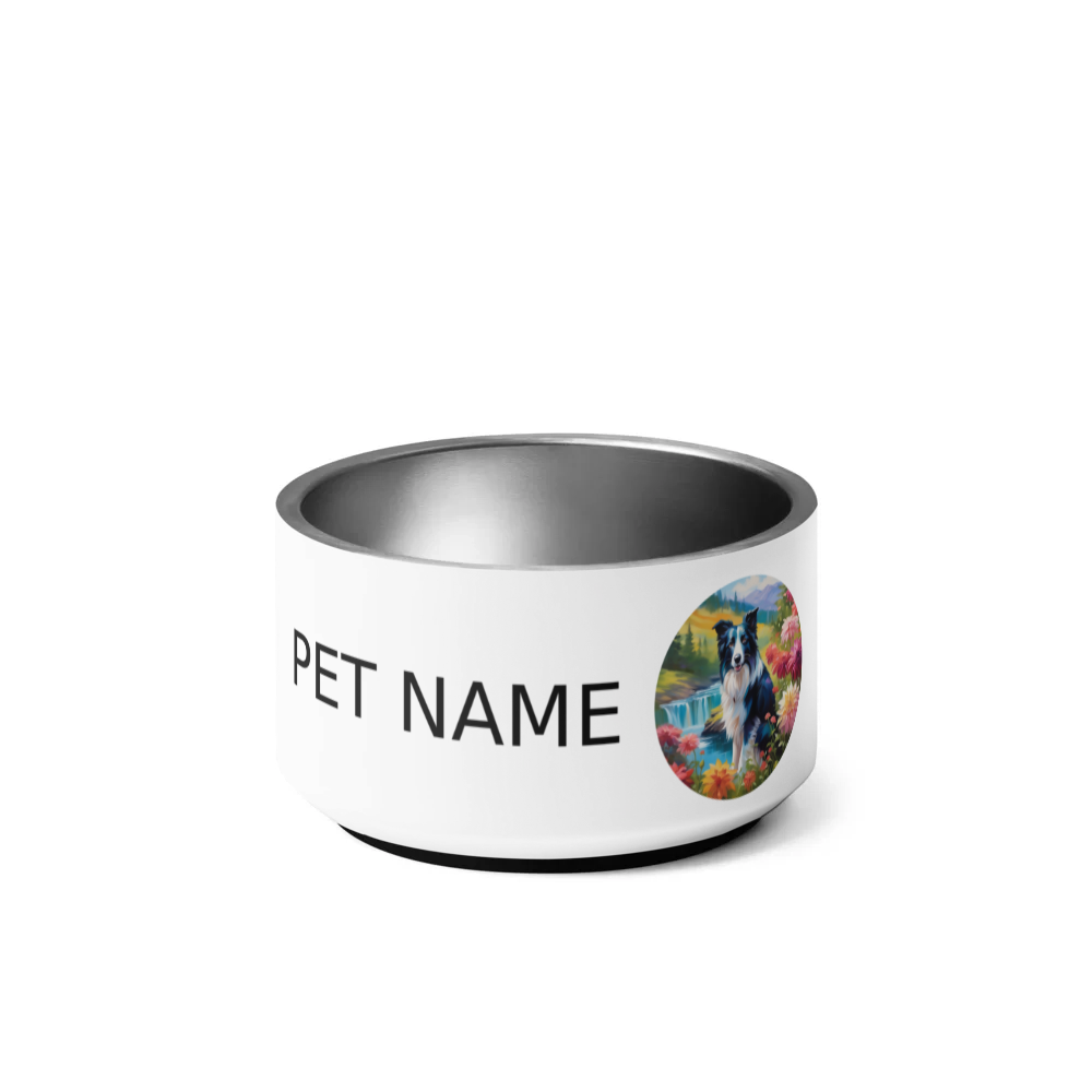 PugMug Custom Border Collie Pet Bowl