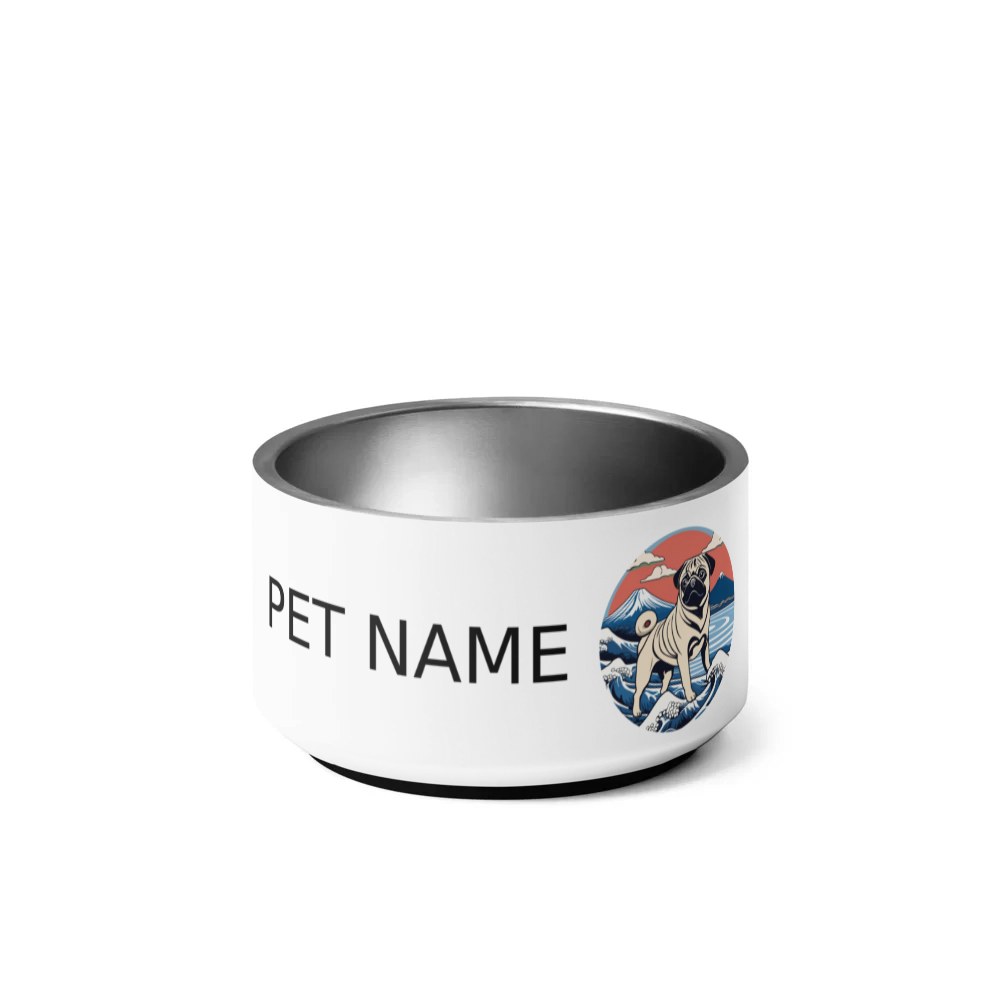 PugMug Custom Pug Pet Bowl