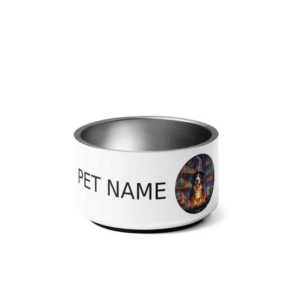 PugMug Custom Bernese Mountain Dog Pet Bowl