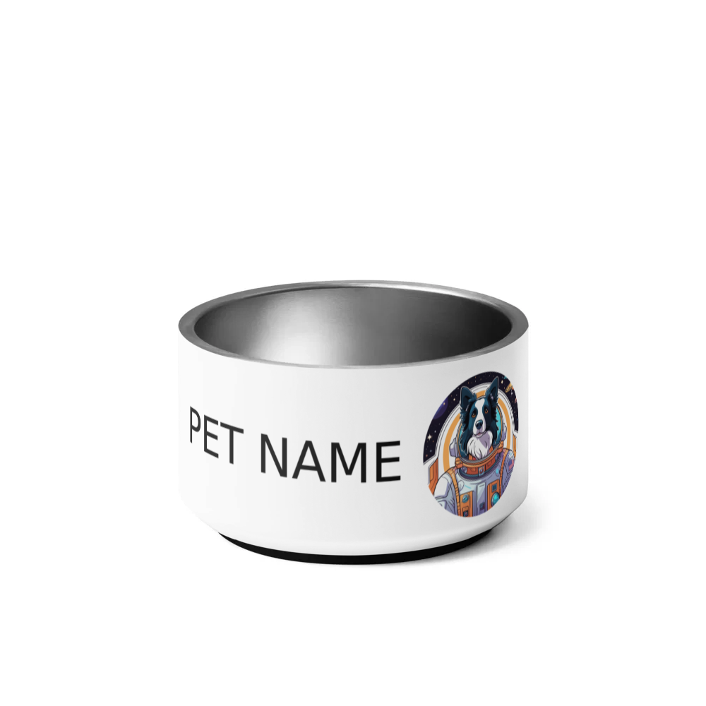 PugMug Custom Border Collie Pet Bowl