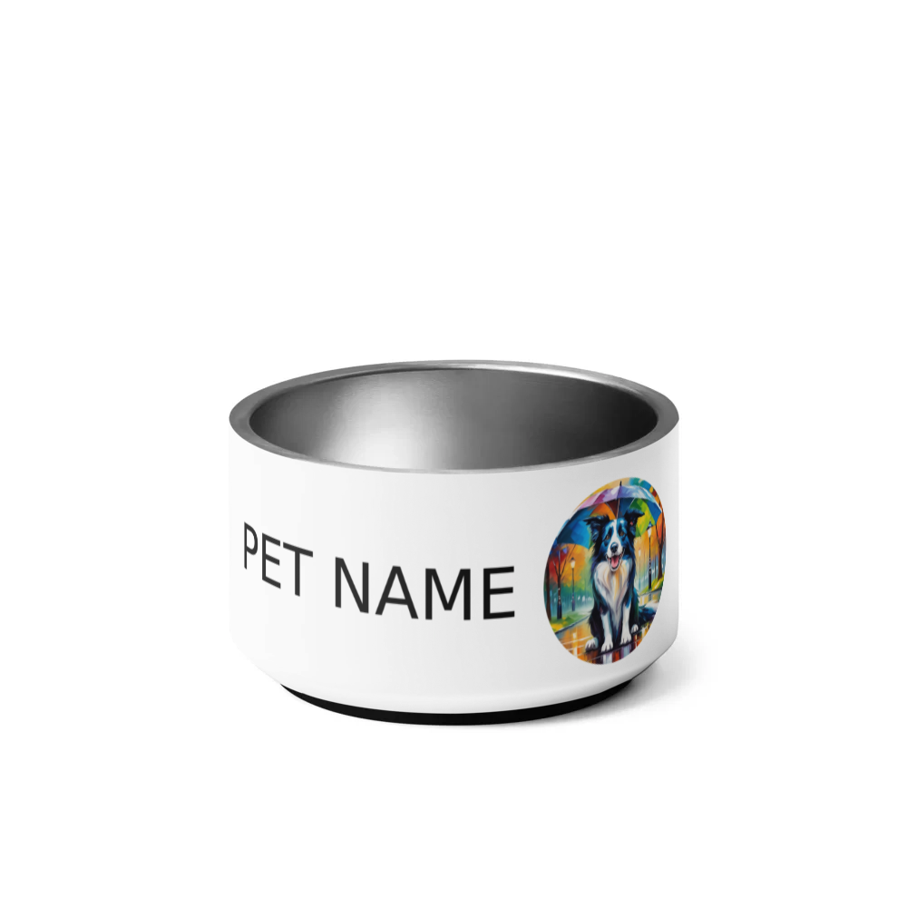 PugMug Custom Border Collie Pet Bowl