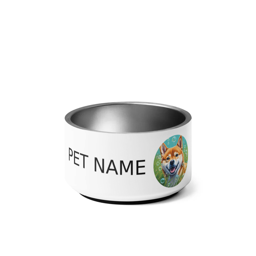 PugMug Custom Shiba Inu Pet Bowl
