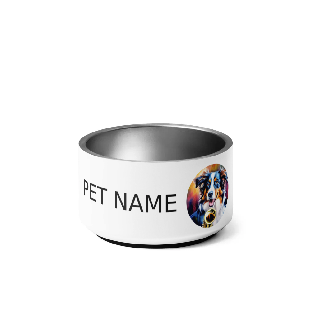 PugMug Custom Miniature American Shepherd Pet Bowl