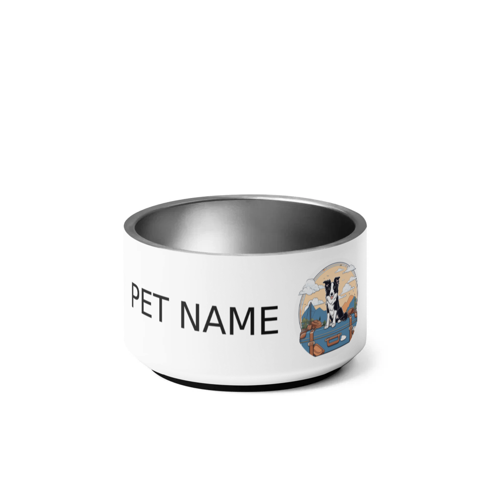 PugMug Custom Border Collie Pet Bowl