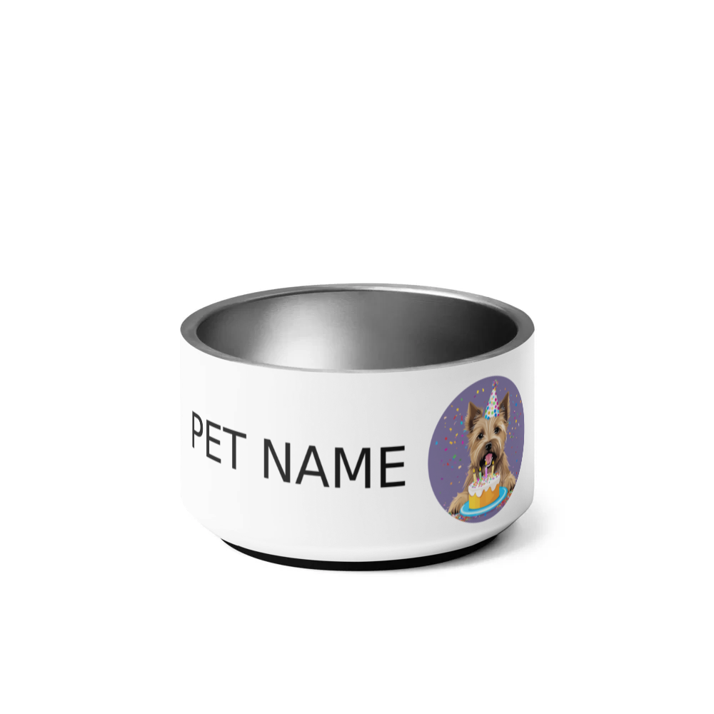 PugMug Custom Cairn Terrier Pet Bowl