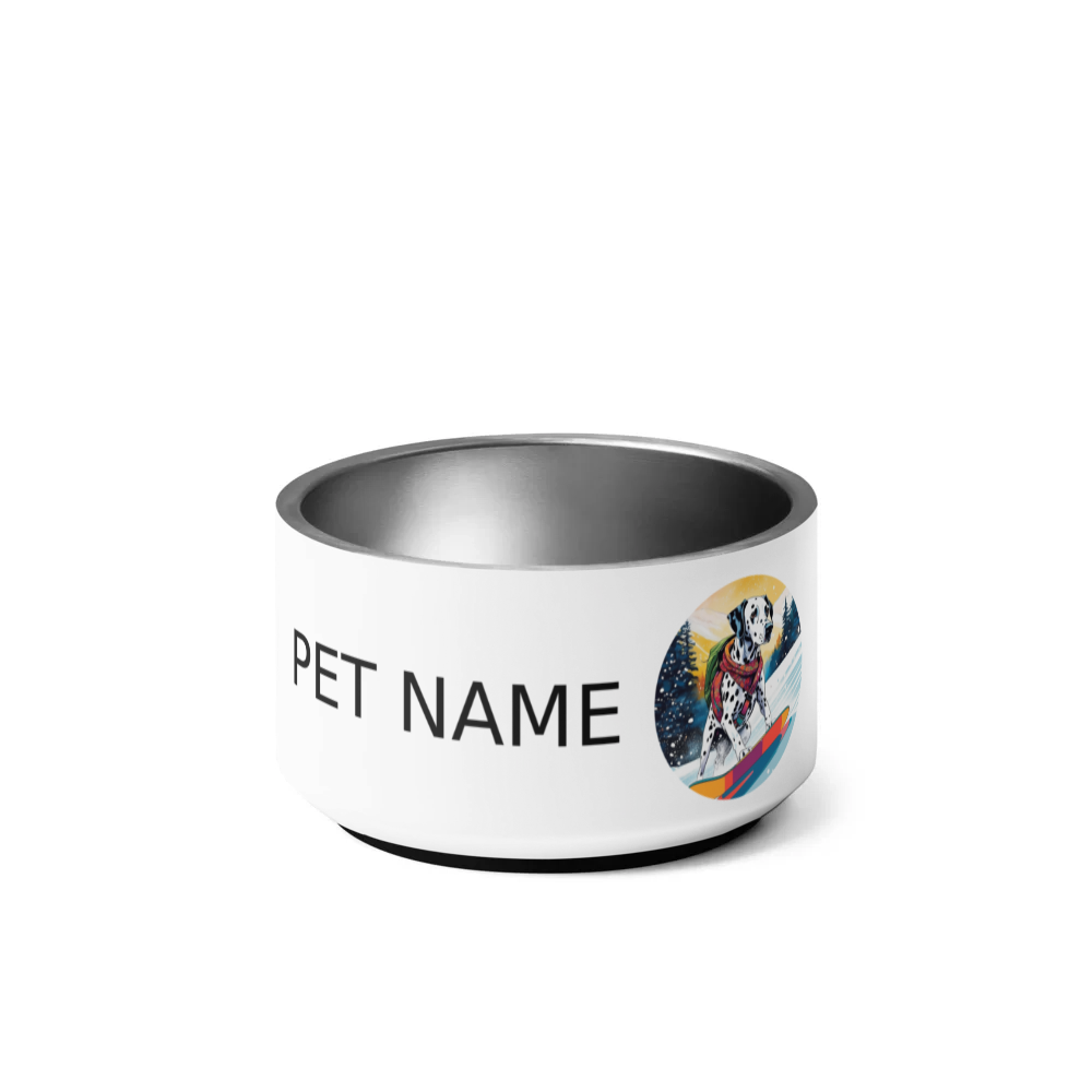 PugMug Custom Dalmatian Pet Bowl