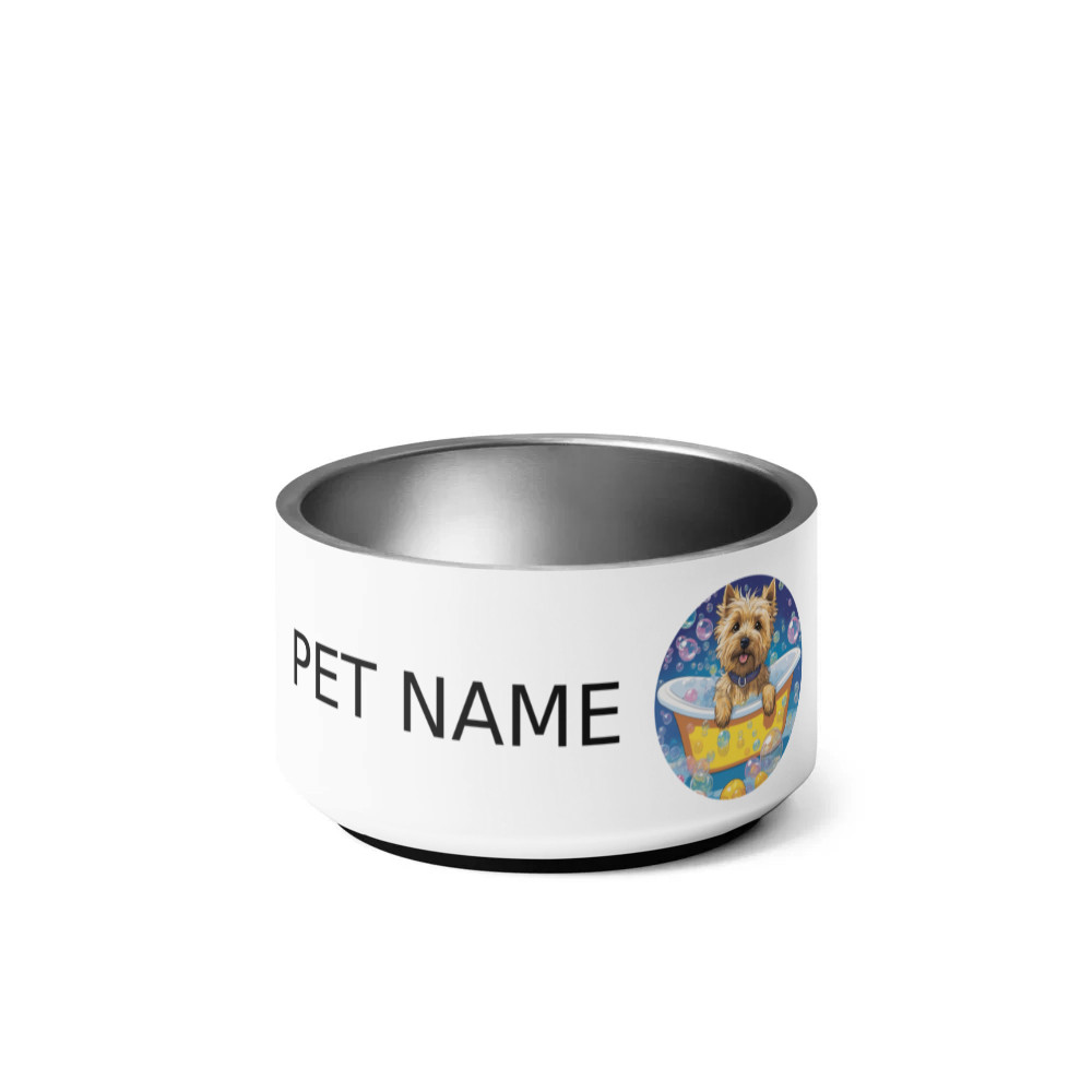 PugMug Custom Cairn Terrier Pet Bowl
