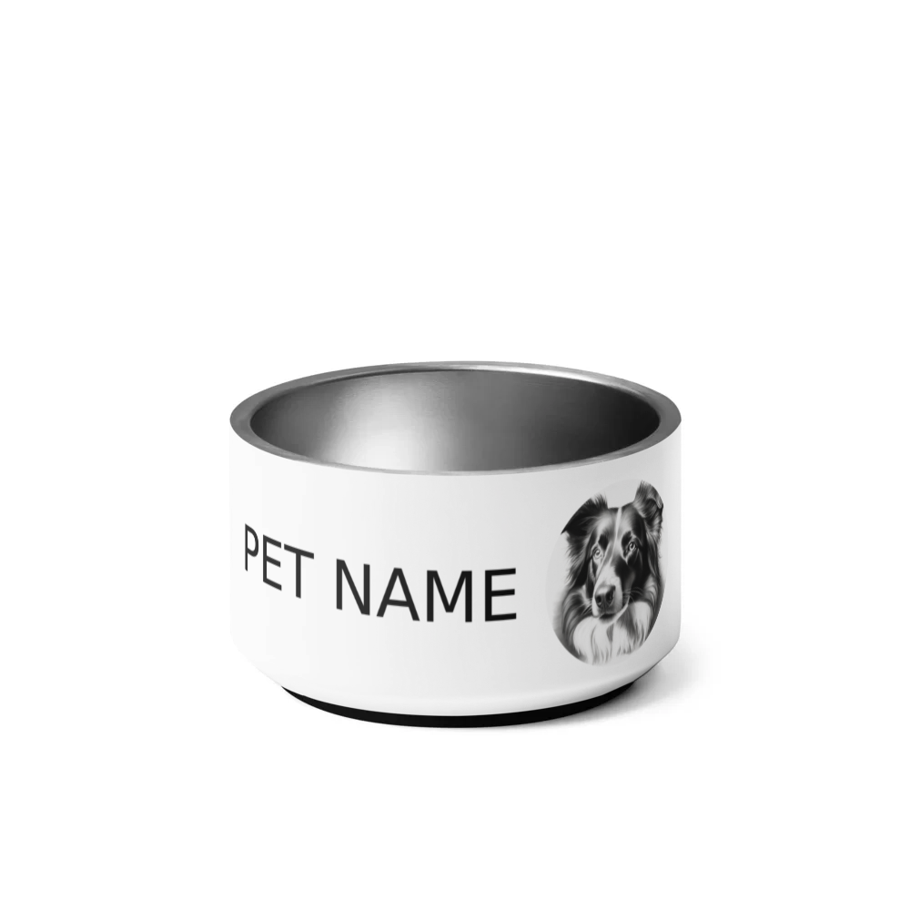 PugMug Custom Border Collie Pet Bowl