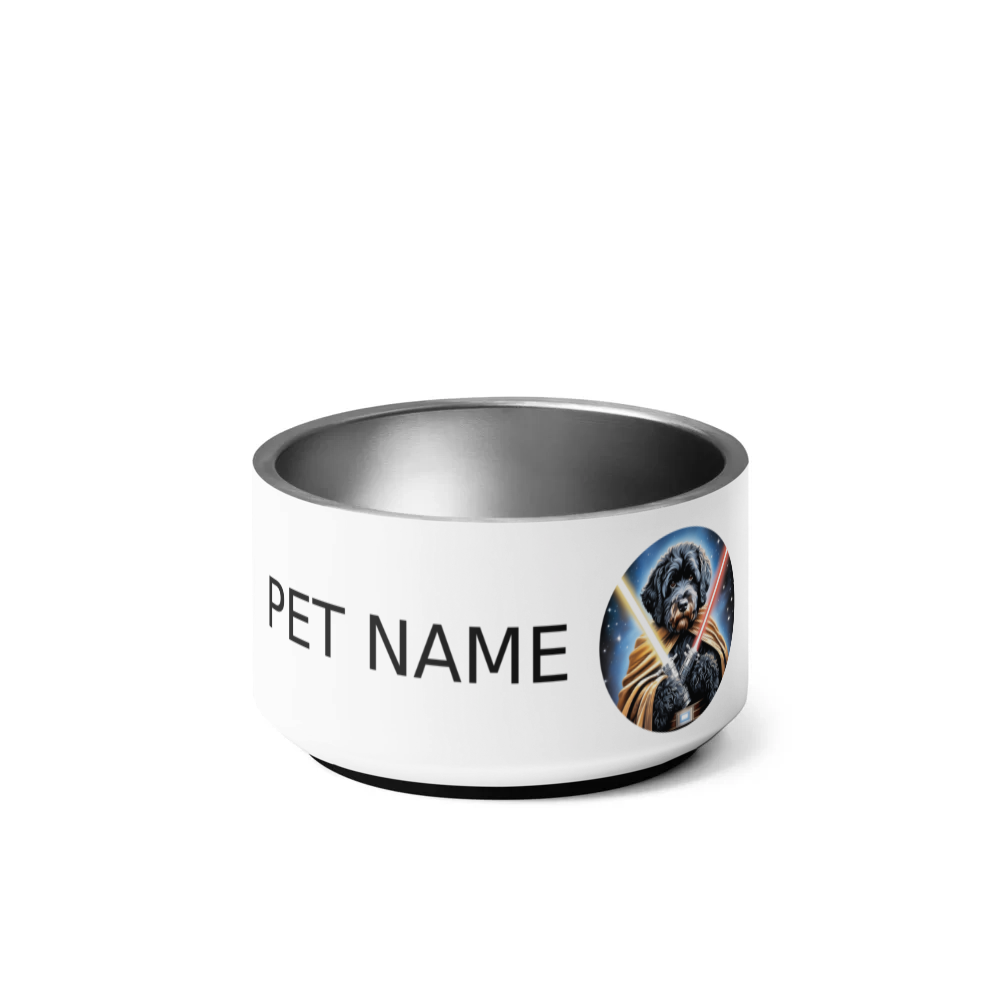 PugMug Custom Portuguese Water Dog Pet Bowl