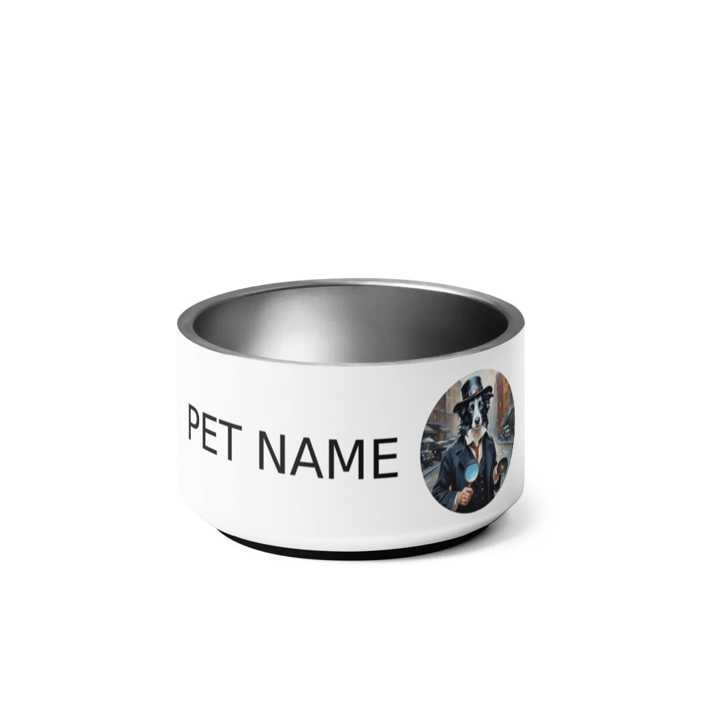 PugMug Custom Border Collie Pet Bowl