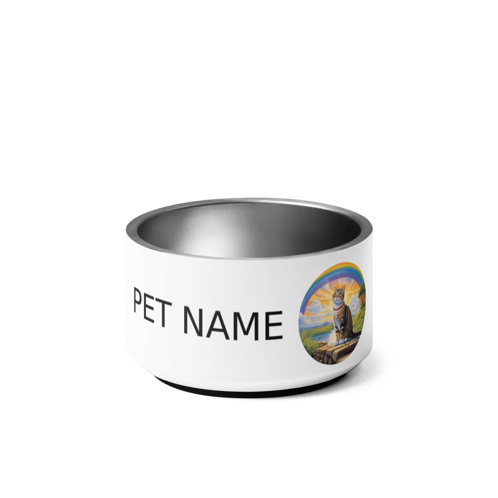 PugMug Custom Tabby Scottish Fold Cat Pet Bowl