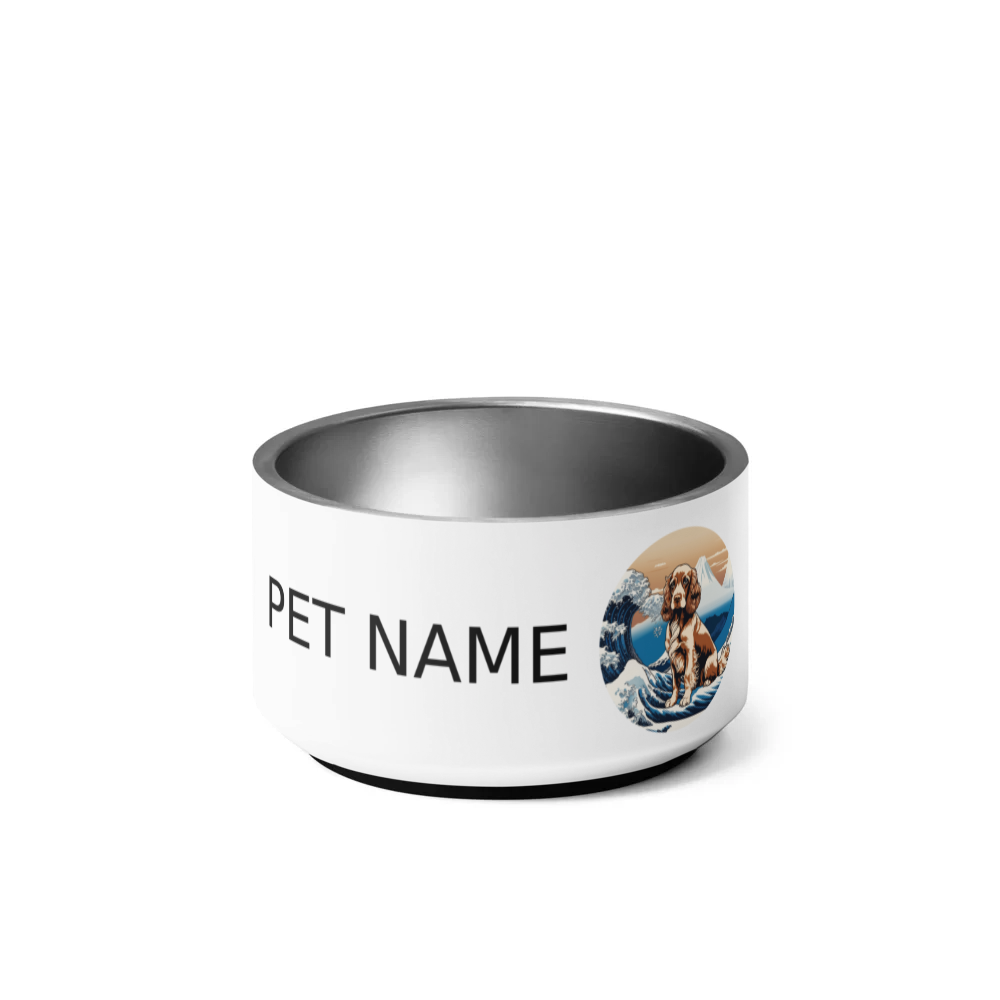 PugMug Custom English Cocker Spaniel Pet Bowl