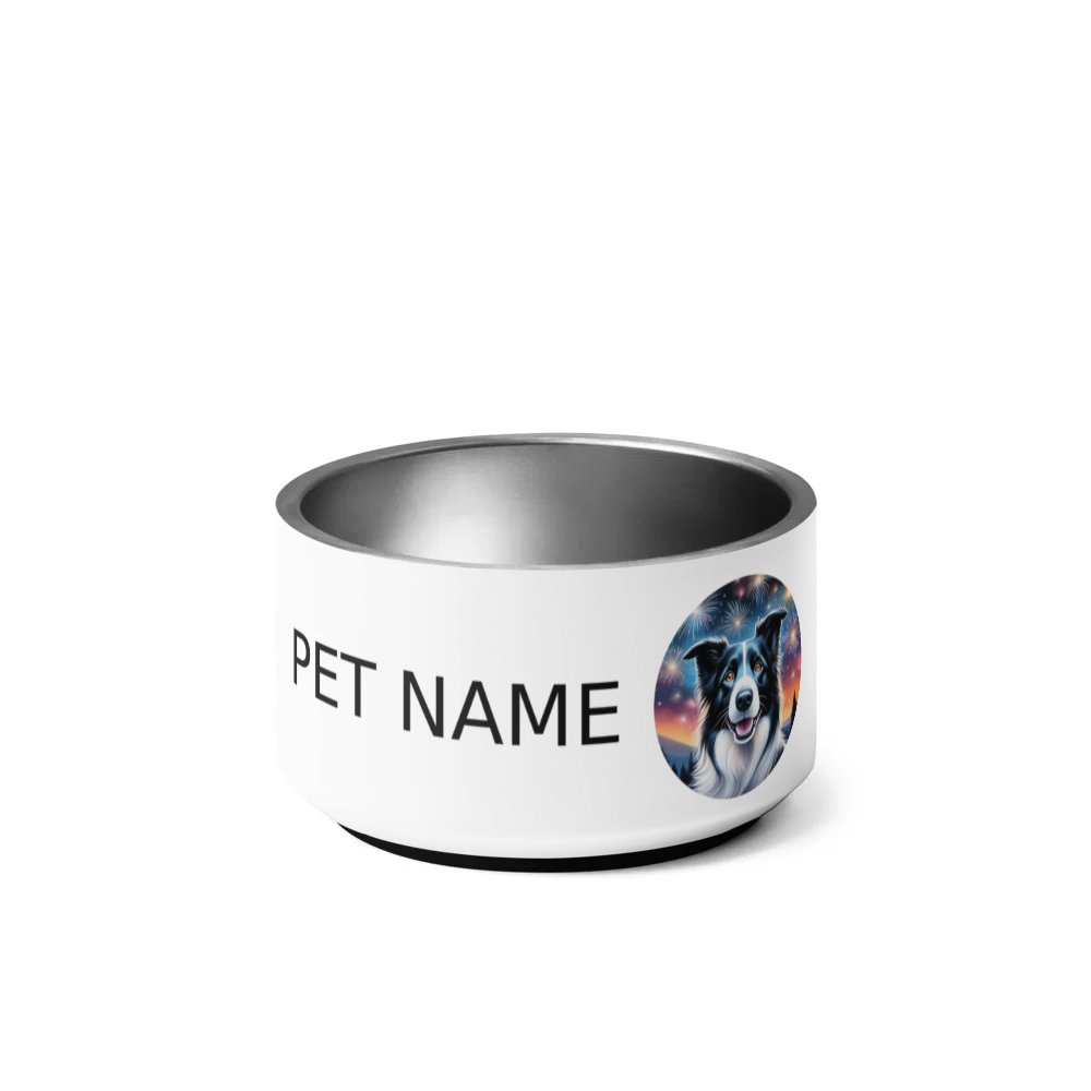 PugMug Custom Border Collie Pet Bowl