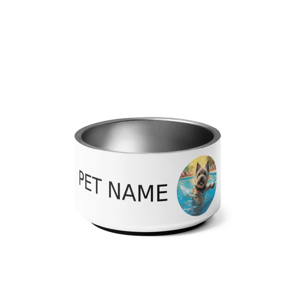PugMug Custom Cairn Terrier Pet Bowl