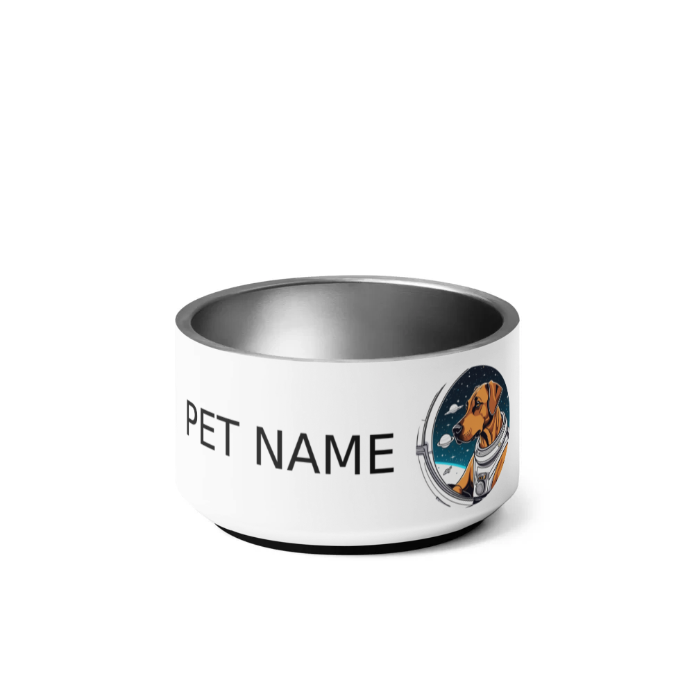 PugMug Custom Rhodesian Ridgeback Pet Bowl