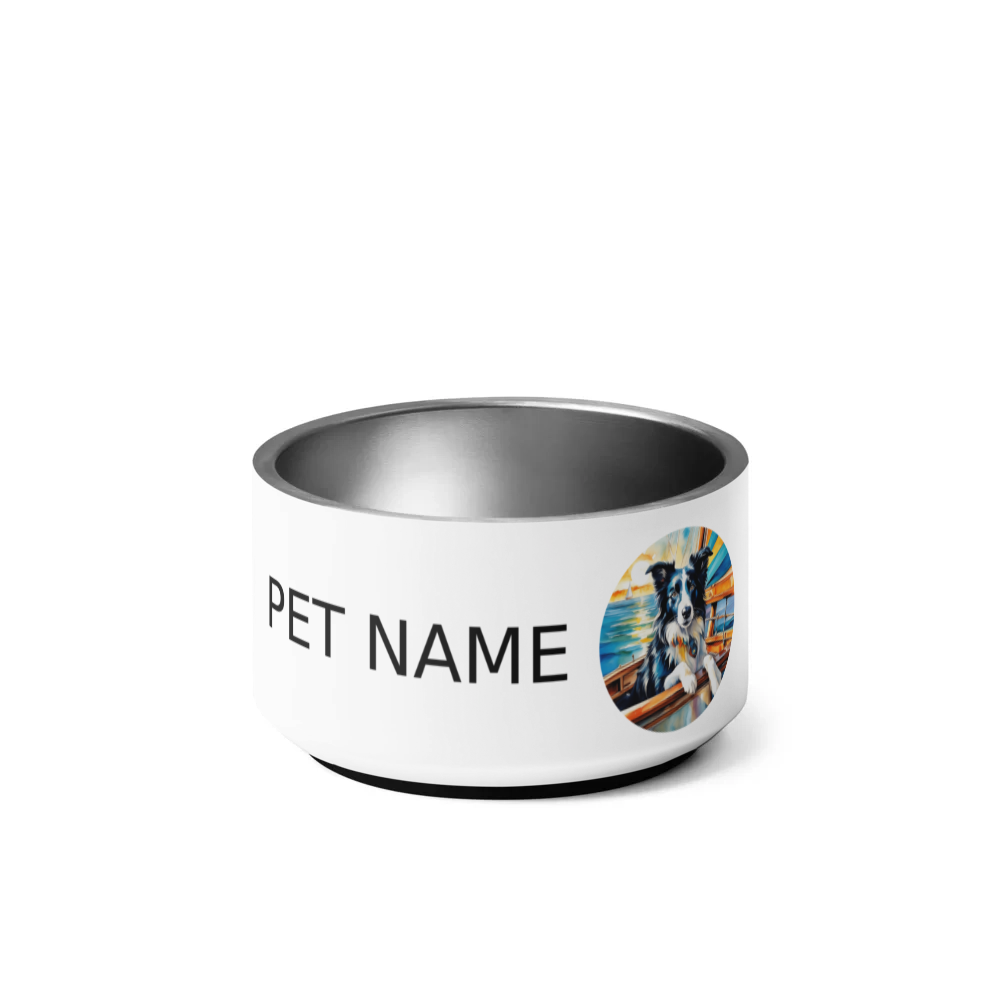 PugMug Custom Border Collie Pet Bowl