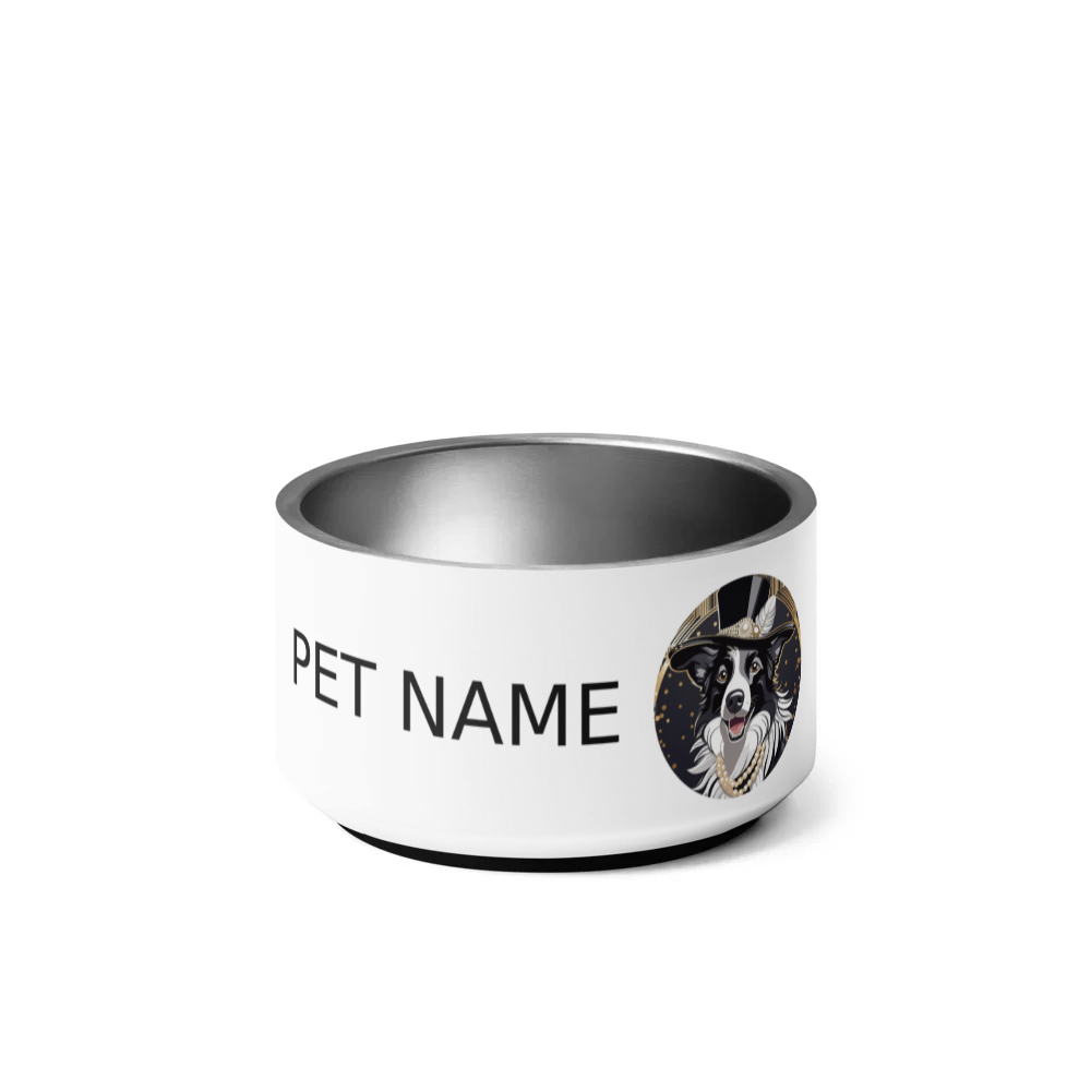 PugMug Custom Border Collie Pet Bowl
