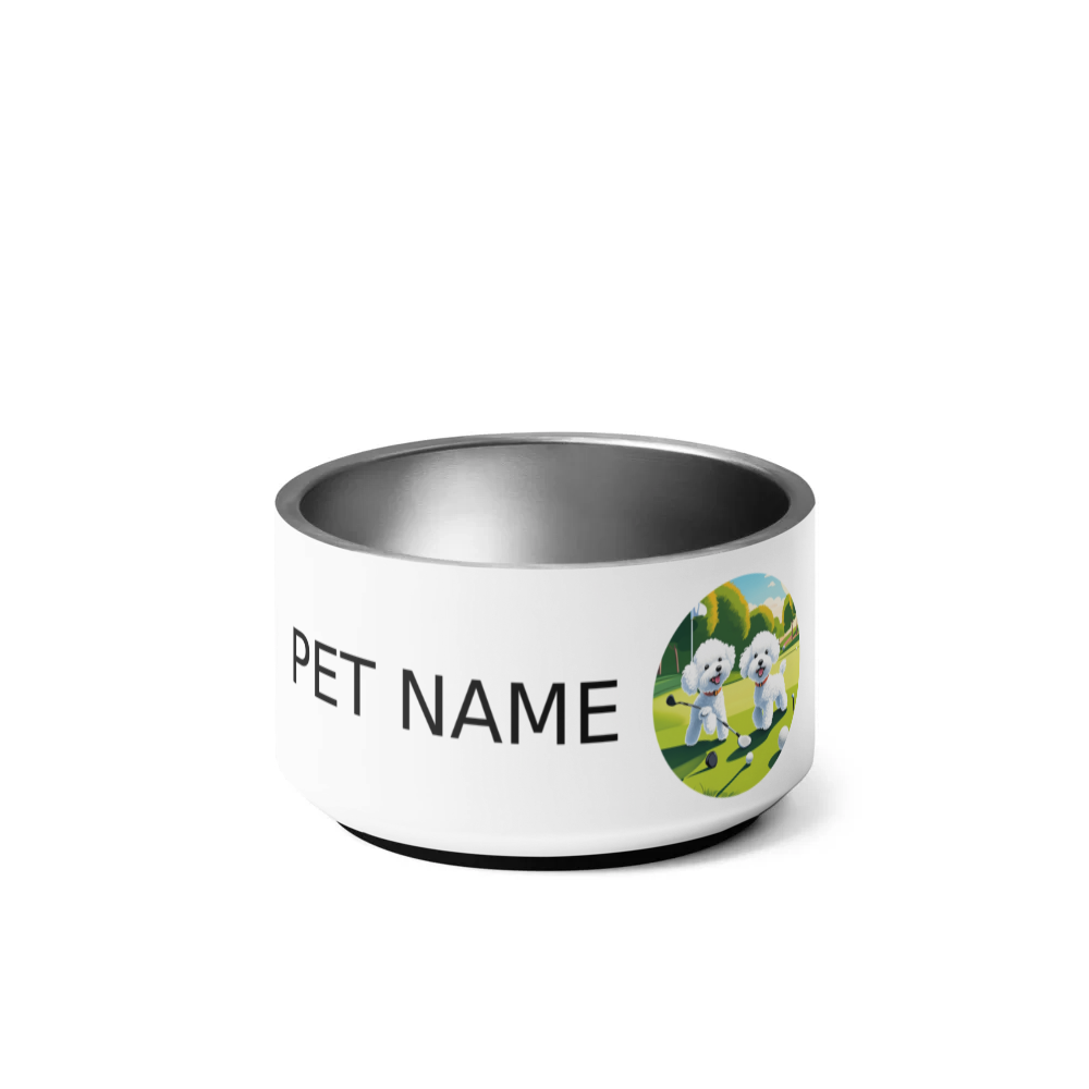 PugMug Custom Bichons Frise Pet Bowl