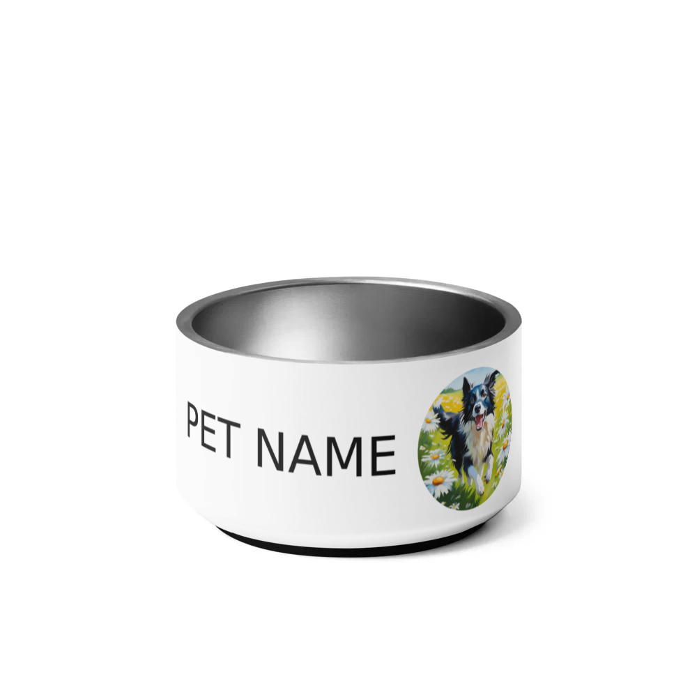 PugMug Custom Border Collie Pet Bowl