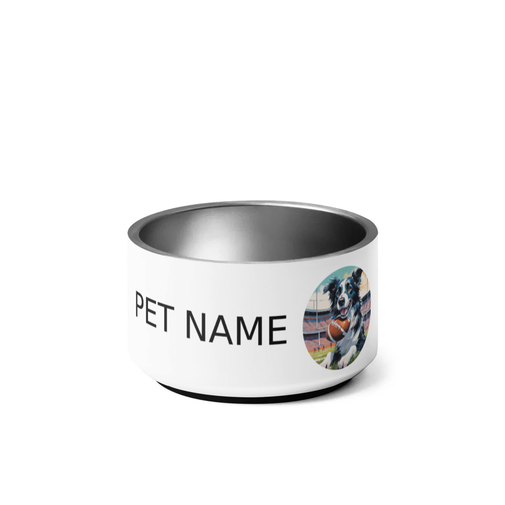 PugMug Custom Border Collie Pet Bowl