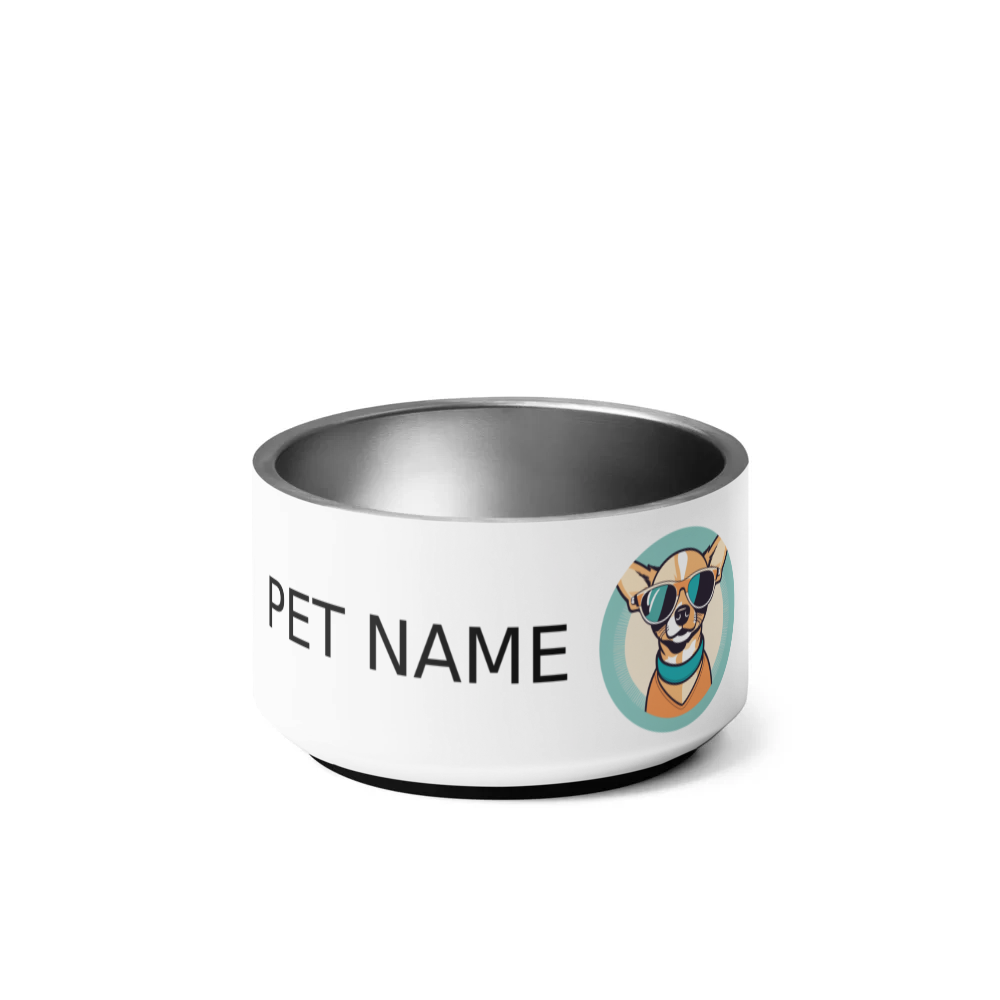 PugMug Custom Chihuahua Pet Bowl