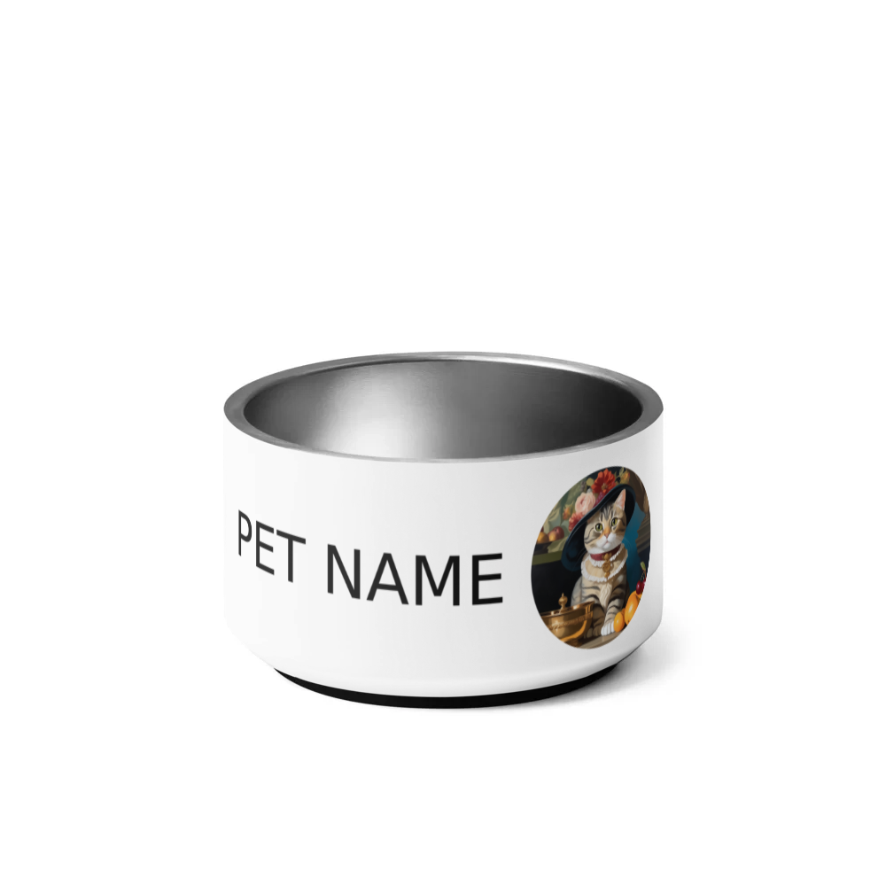 PugMug Custom Tabby British Shorthair Cat Pet Bowl