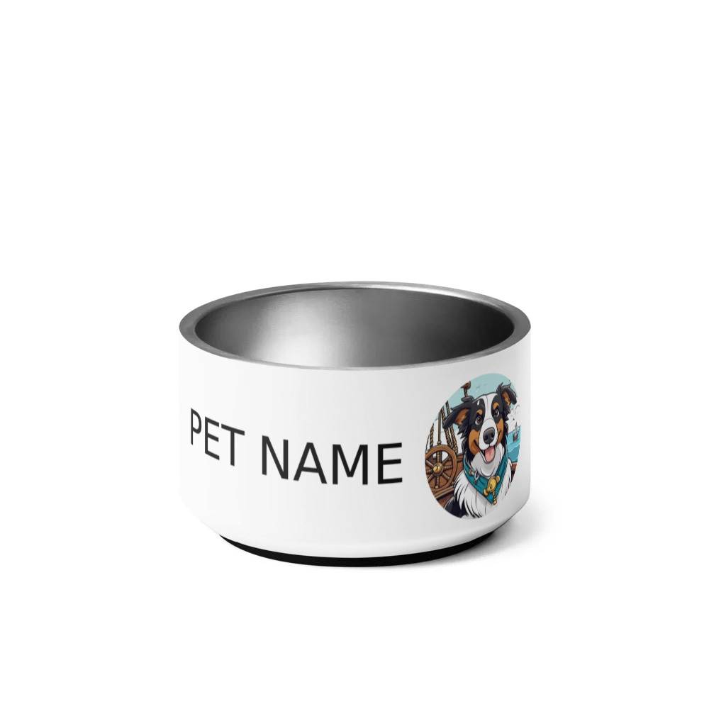PugMug Custom Border Collie Pet Bowl