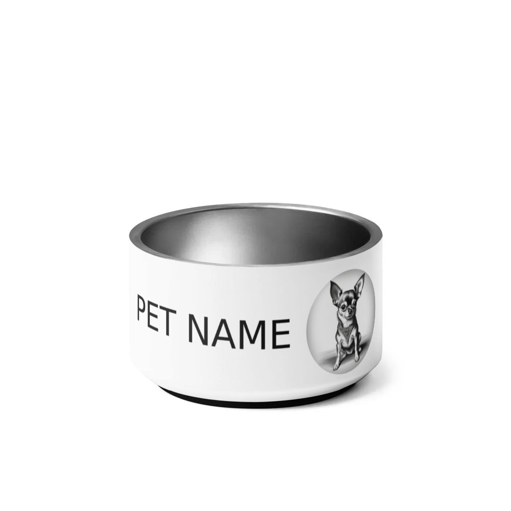 PugMug Custom Chihuahua Pet Bowl