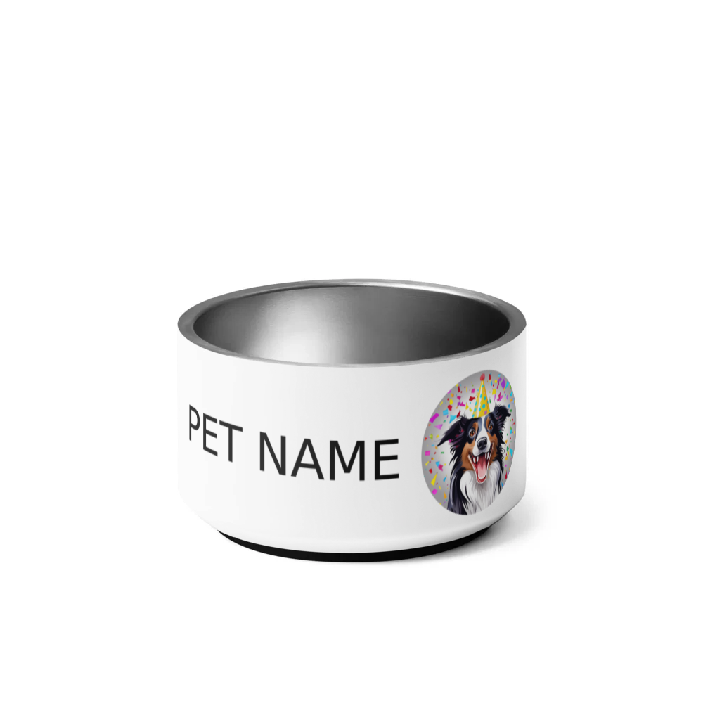 PugMug Custom Border Collie Pet Bowl